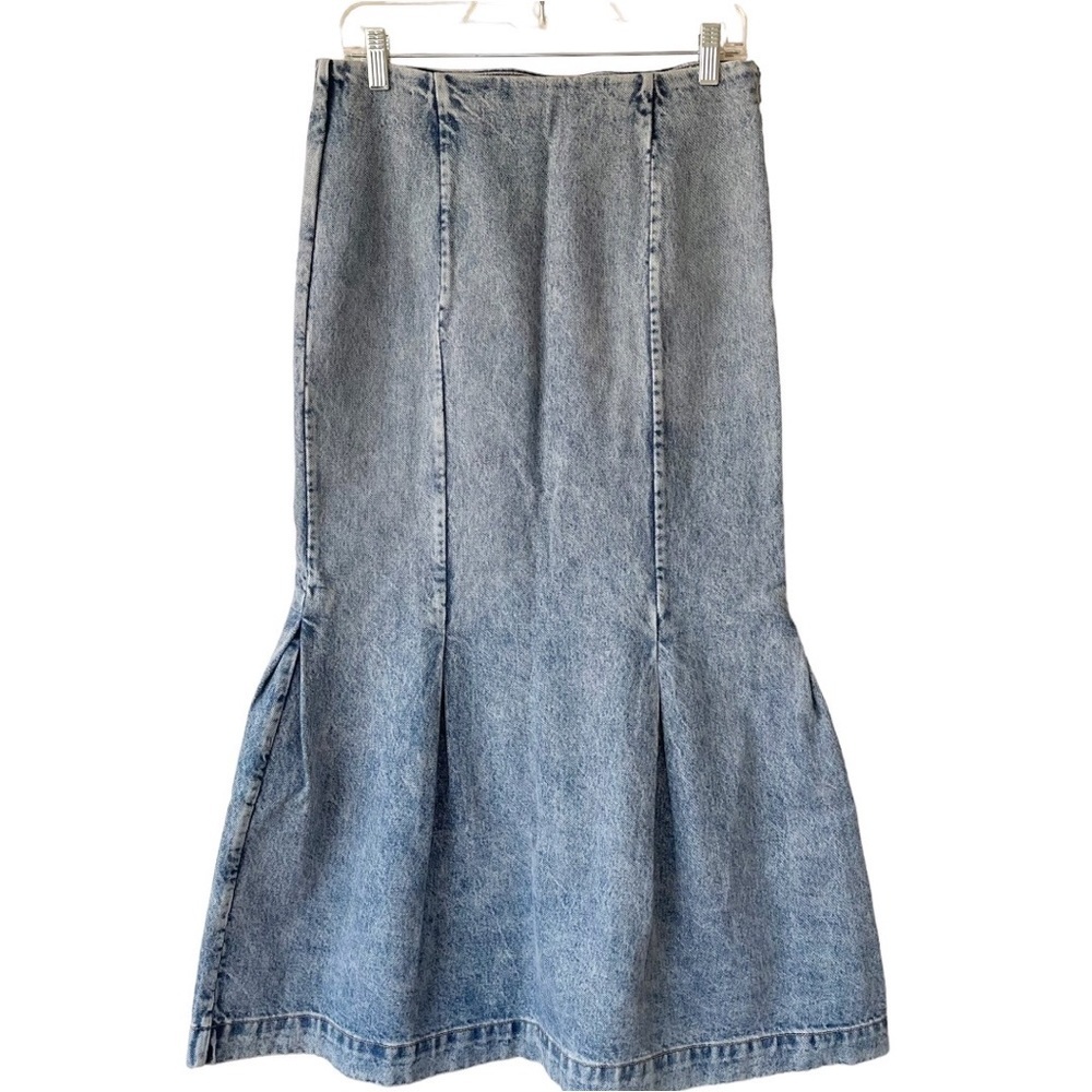 KHAITE denim Jean maxi skirt size 29 - Picture 5 of 11